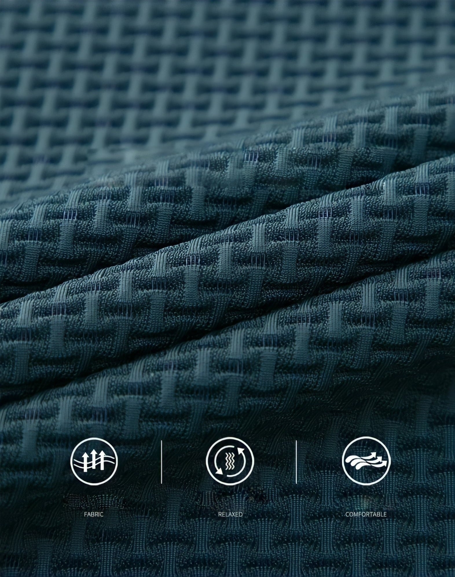 Hochwertiges Texturiertes Slim Fit Polo-Shirt