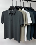 Hochwertiges Texturiertes Slim Fit Polo-Shirt